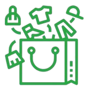 logo da aplicação tudo dentro da sacola